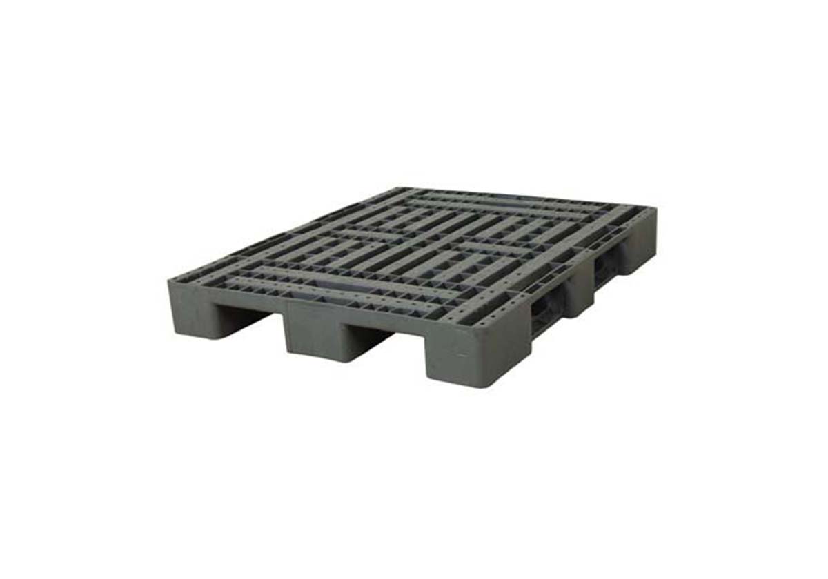 100x120 A Plastik Palet, Üzeri Delikli