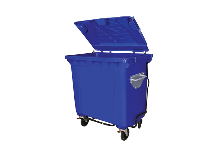 Plastik Çöp Kovası 660 Litre Pedallı
